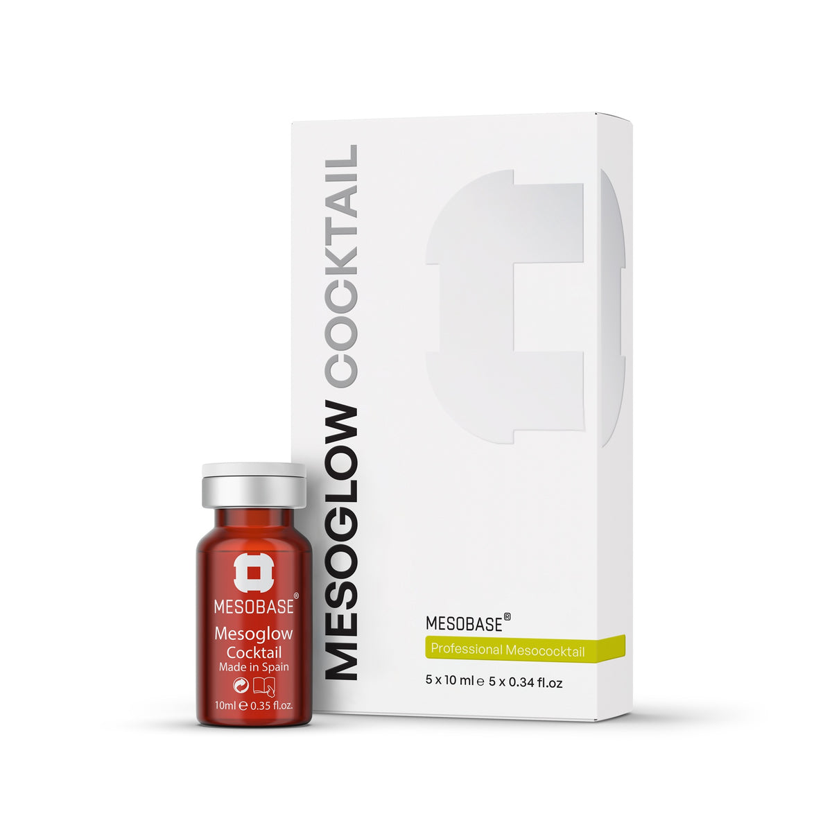 Mesobase Mesoglow Cocktail 5 x 10ml | Skin Rejuvenation Complex Pro
